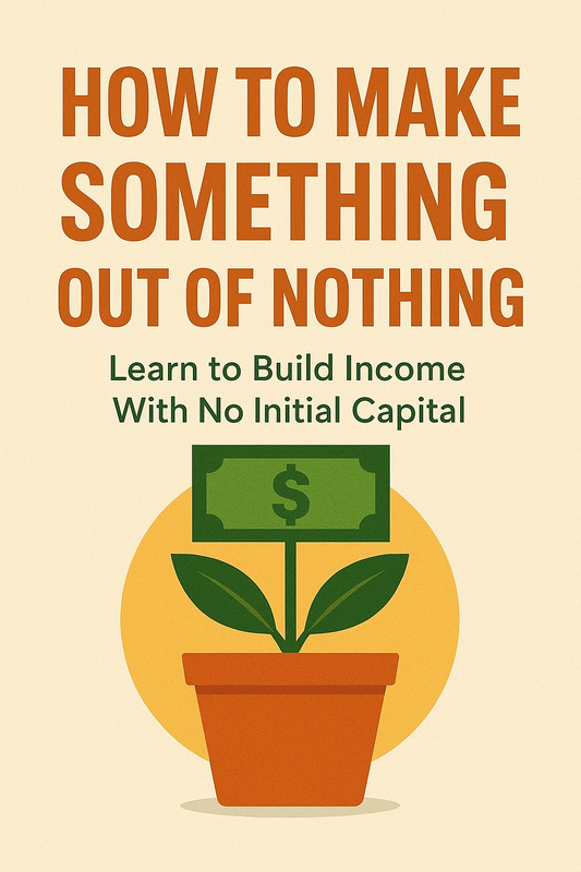 HOW TO MAKE SOMETHING OUT OF NOTHING